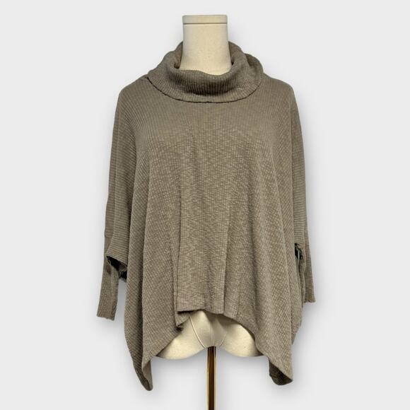 Free People FB Beach World Traveler Split Back Cowlneck Pullover Size Small - Picture 2 of 6